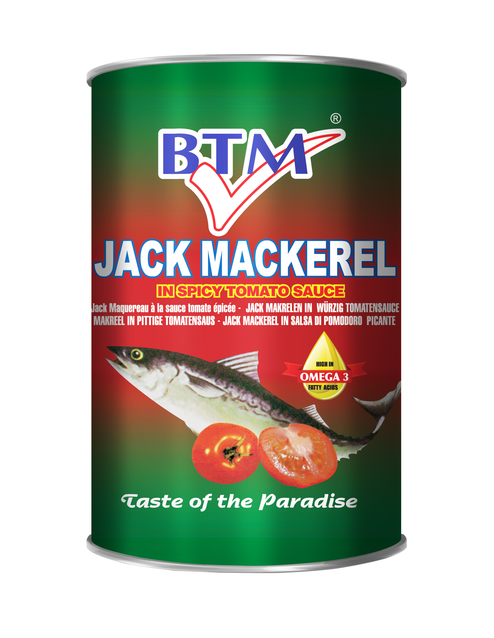Jack Mackerel in spicy tomato sauce 2 BTM International