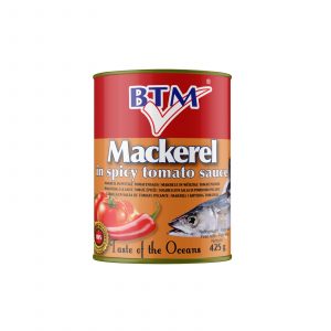 BTM Mackerel In Spicy Tomato Sauce 425gm