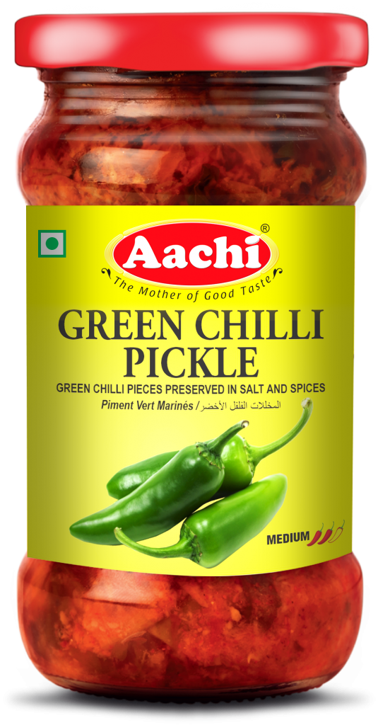 Aachi Green Chilli Pickle BTM International